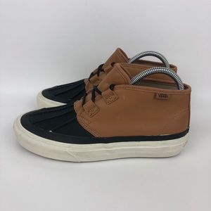 Vans Duck Boot Ultracush Skate Shoe Womens Size 7 Brown Black Athletic Walking